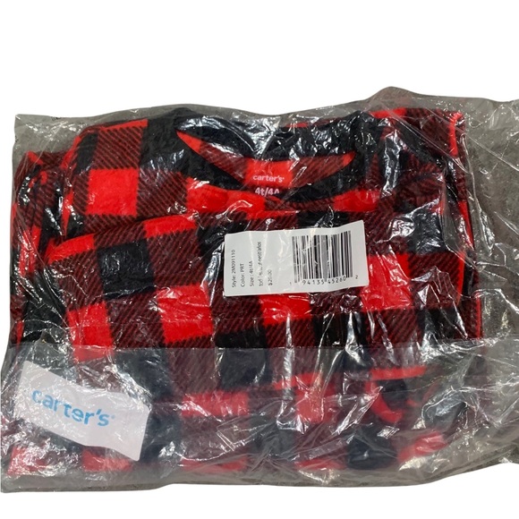 NWT Carters boys 4T footie pajamas - Picture 2 of 2